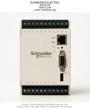SCHNEIDER ELECTRIC; MODICON; TM241C24R; LOGIC CONTROLLER