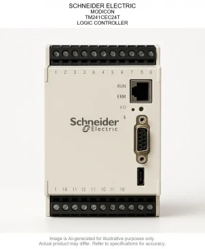 SCHNEIDER ELECTRIC; MODICON; TM241CEC24T; LOGIC CONTROLLER