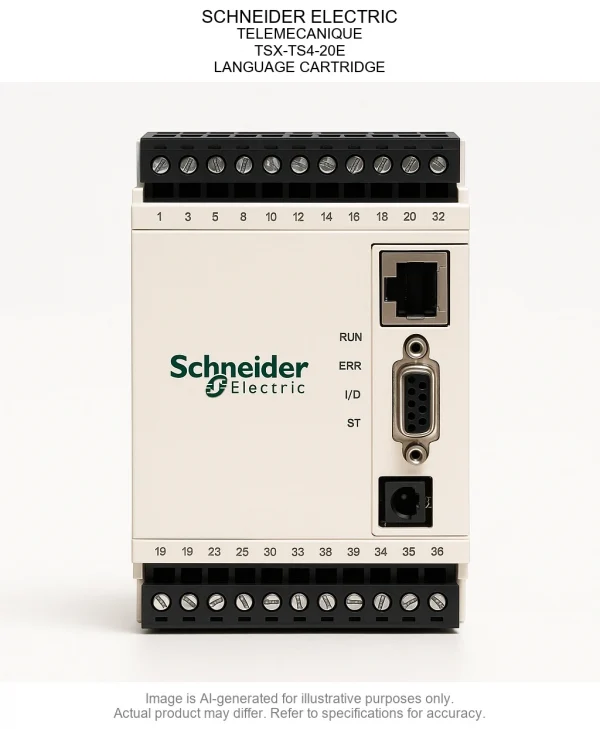 TSX-TS4-20E.webp SCHNEIDER ELECTRIC; TELEMECANIQUE; TSX-TS4-20E; LANGUAGE CARTRIDGE