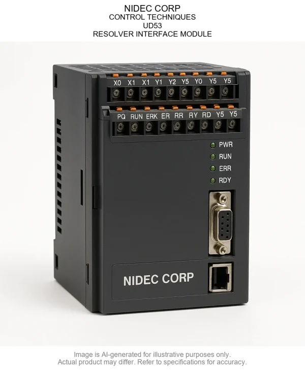 NIDEC CORP; CONTROL TECHNIQUES; UD53; RESOLVER INTERFACE MODULE