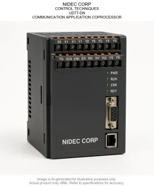 NIDEC CORP; CONTROL TECHNIQUES; UD77-DN; COMMUNICATION APPLICATION COPROCESSOR