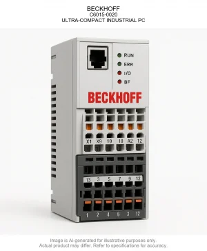 BECKHOFF; C6015-0020; ULTRA-COMPACT INDUSTRIAL PC