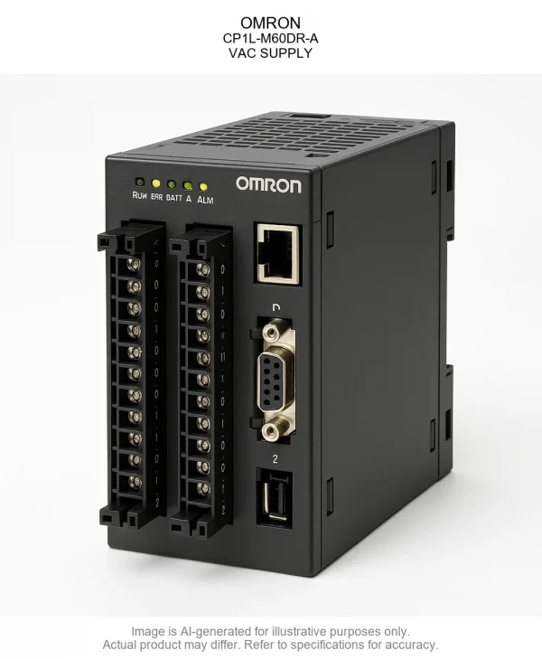 OMRON; CP1L-M60DR-A; VAC SUPPLY