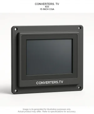CONVERTERS. TV; 833; 15 INCH CGA