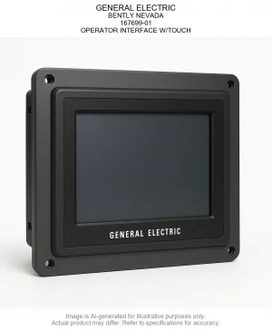 GENERAL ELECTRIC; BENTLY NEVADA; 167699-01; OPERATOR INTERFACE W/TOUCH