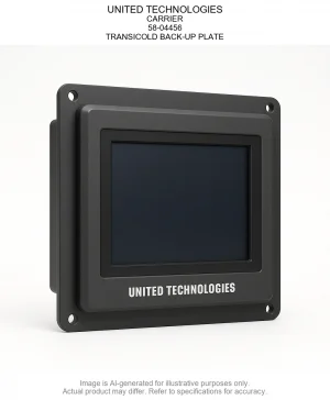 UNITED TECHNOLOGIES; CARRIER; 58-04456; TRANSICOLD BACK-UP PLATE