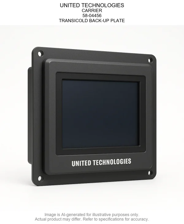 58-04456.webp UNITED TECHNOLOGIES; CARRIER; 58-04456; TRANSICOLD BACK-UP PLATE