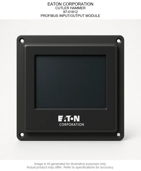 EATON CORPORATION; CUTLER HAMMER; 87-01812; PROFIBUS INPUT/OUTPUT MODULE