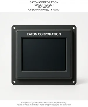 EATON CORPORATION; CUTLER HAMMER; 92-01683-00; OPERATOR PANEL