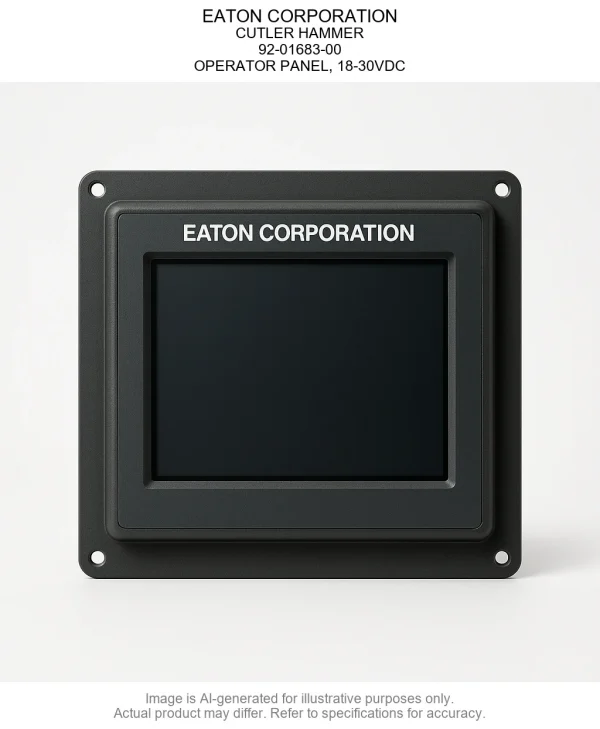 92-01683-00.webp EATON CORPORATION; CUTLER HAMMER; 92-01683-00; OPERATOR PANEL