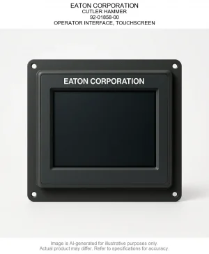 EATON CORPORATION; CUTLER HAMMER; 92-01858-00; OPERATOR INTERFACE