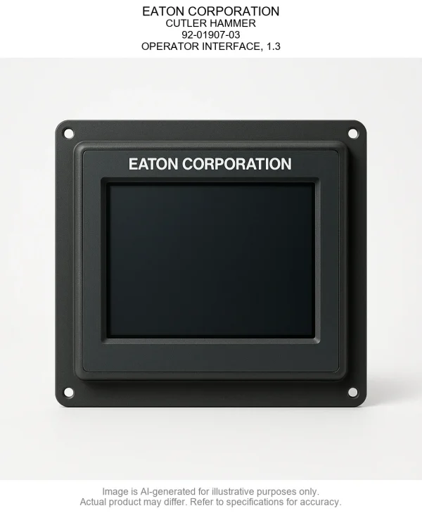EATON CORPORATION; CUTLER HAMMER; 92-01907-03; OPERATOR INTERFACE