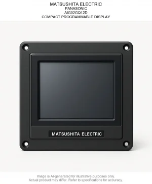MATSUSHITA ELECTRIC; PANASONIC; AIG02GQ12D; COMPACT PROGRAMMABLE DISPLAY