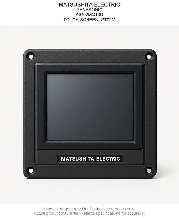 MATSUSHITA ELECTRIC; PANASONIC; AIG02MQ13D; TOUCH SCREEN