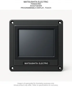 MATSUSHITA ELECTRIC; PANASONIC; AIG32TQ03DR; PROGRAMMABLE DISPLAY