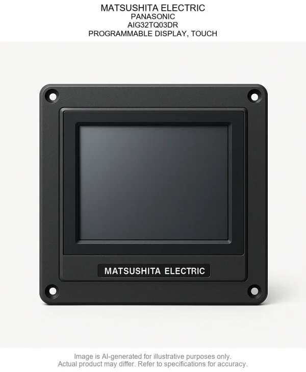 MATSUSHITA ELECTRIC; PANASONIC; AIG32TQ03DR; PROGRAMMABLE DISPLAY