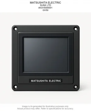 MATSUSHITA ELECTRIC; SUNX LTD; AIGV5000001; GV50