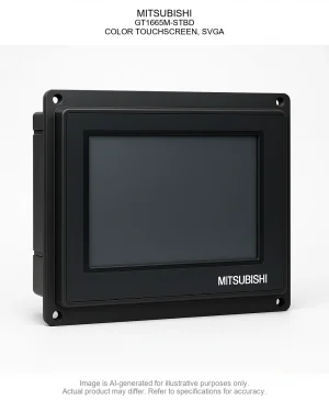 MITSUBISHI; GT1665M-STBD; COLOR TOUCHSCREEN