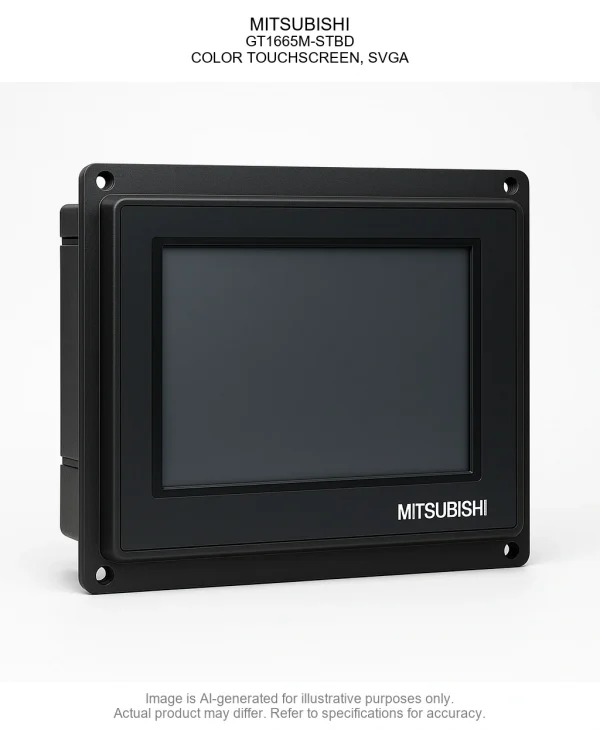 MITSUBISHI; GT1665M-STBD; COLOR TOUCHSCREEN