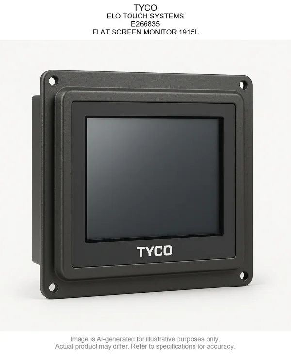 TYCO; ELO TOUCH SYSTEMS; E266835; FLAT SCREEN MONITOR