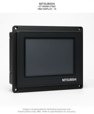 MITSUBISHI; GT1695M-XTBD; HMI DISPLAY
