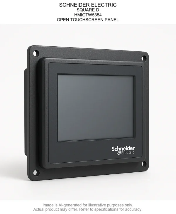 SCHNEIDER ELECTRIC; SQUARE D; HMIGTW5354; OPEN TOUCHSCREEN PANEL
