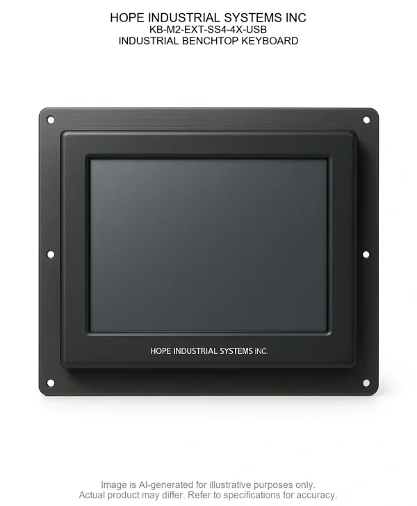 HOPE INDUSTRIAL SYSTEMS INC; KB-M2-EXT-SS4-4X-USB; INDUSTRIAL BENCHTOP KEYBOARD