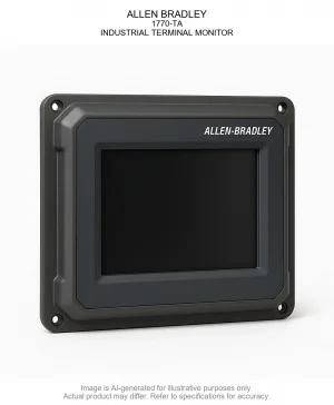 ALLEN BRADLEY; 1770-TA; INDUSTRIAL TERMINAL MONITOR