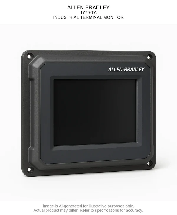 ALLEN BRADLEY; 1770-TA; INDUSTRIAL TERMINAL MONITOR