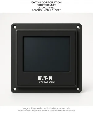 EATON CORPORATION; CUTLER HAMMER; K13-000034-0202; CONTROL MODULE