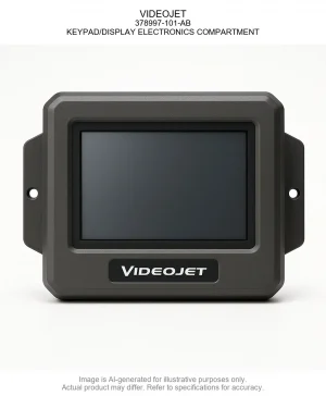 VIDEOJET; 378997-101-AB; KEYPAD/DISPLAY ELECTRONICS COMPARTMENT