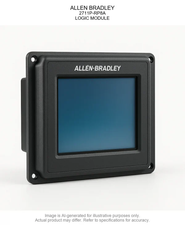 LOGIC20MODULE.webp ALLEN BRADLEY; 2711P-RP8A; LOGIC MODULE
