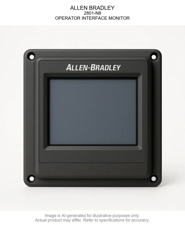 OPERATOR20INTERFACE20MONITOR.webp ALLEN BRADLEY; 2801-N8; OPERATOR INTERFACE MONITOR