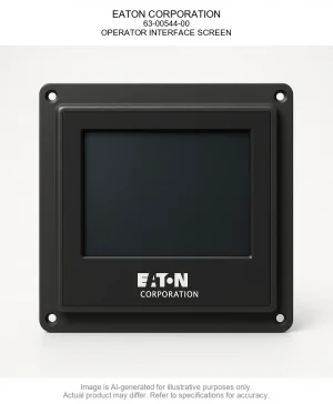 EATON CORPORATION; 63-00544-00; OPERATOR INTERFACE SCREEN