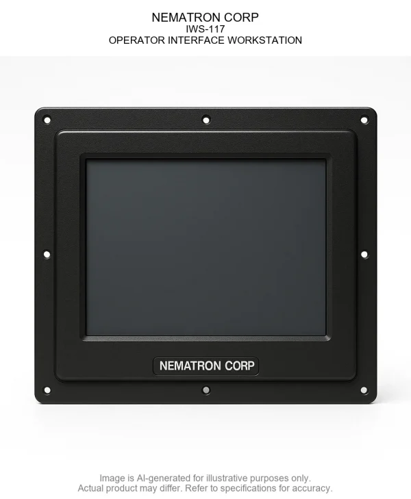 OPERATOR20INTERFACE20WORKSTATION.webp NEMATRON CORP; IWS-117; OPERATOR INTERFACE WORKSTATION