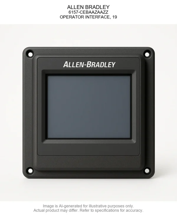 ALLEN BRADLEY; 6157-CEBAAZAAZZ; OPERATOR INTERFACE