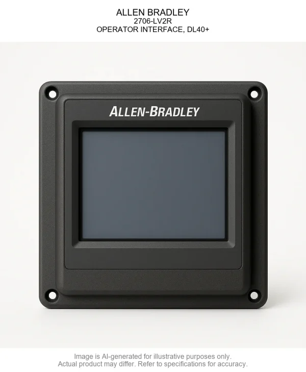 ALLEN BRADLEY; 2706-LV4S; OPERATOR INTERFACE