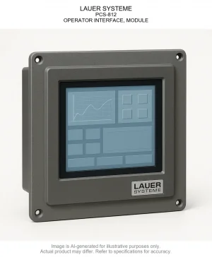 LAUER SYSTEME; PCS-812; OPERATOR INTERFACE