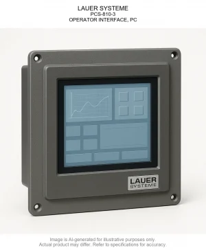 LAUER SYSTEME; PCS-810-3; OPERATOR INTERFACE