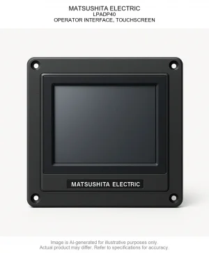 MATSUSHITA ELECTRIC; LPADP40; OPERATOR INTERFACE