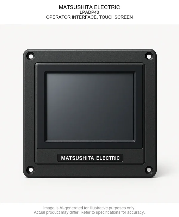 OPERATOR20INTERFACE2C20TOUCHSCREEN.webp MATSUSHITA ELECTRIC; LPADP40; OPERATOR INTERFACE