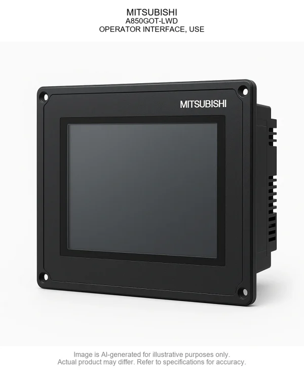 MITSUBISHI; A850GOT-LWD; OPERATOR INTERFACE