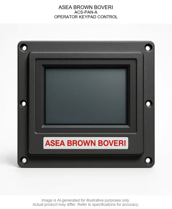 ASEA BROWN BOVERI; ACS-PAN-A; OPERATOR KEYPAD CONTROL