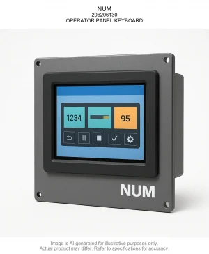 NUM; 206206130; OPERATOR PANEL KEYBOARD