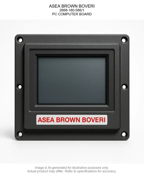 ASEA BROWN BOVERI; 2668-180-586/1; PC COMPUTER BOARD