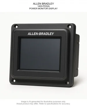 ALLEN BRADLEY; 1400-PD52A; POWER MONITOR DISPLAY
