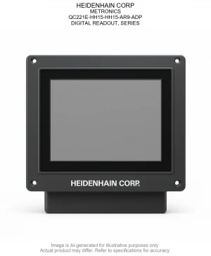 HEIDENHAIN CORP; METRONICS; QC221E-HH15-HH15-AR9-ADP; DIGITAL READOUT