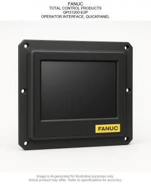 FANUC; TOTAL CONTROL PRODUCTS; QPI31200-E2P; OPERATOR INTERFACE