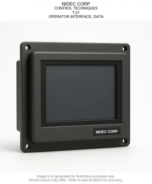 NIDEC CORP; CONTROL TECHNIQUES; T-21; OPERATOR INTERFACE