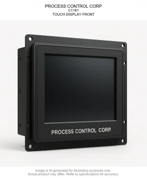 PROCESS CONTROL CORP; C1181; TOUCH DISPLAY FRONT